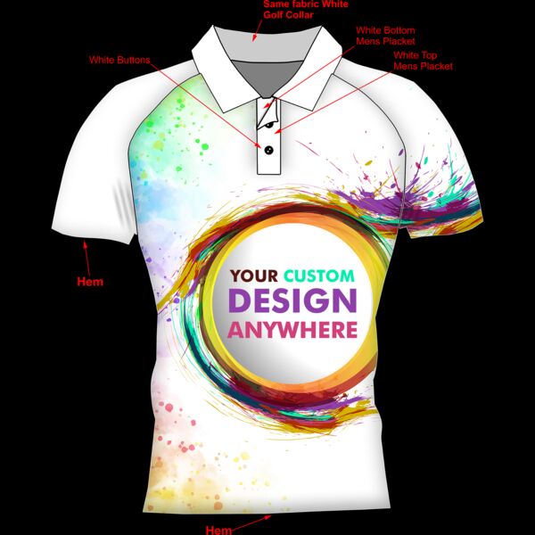 Adults Raglan Golfer (Sublimated) Thumbnail