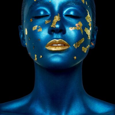 Blue and Gold Lady Thumbnail